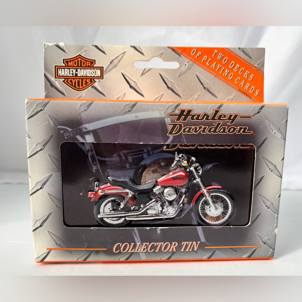 Harley-Davidson Limited Edition Playing Cards Collector Tin 1999 – 2 Deck Set